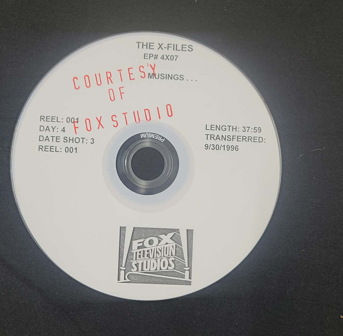 *X-FILES - Dailies DVD #10