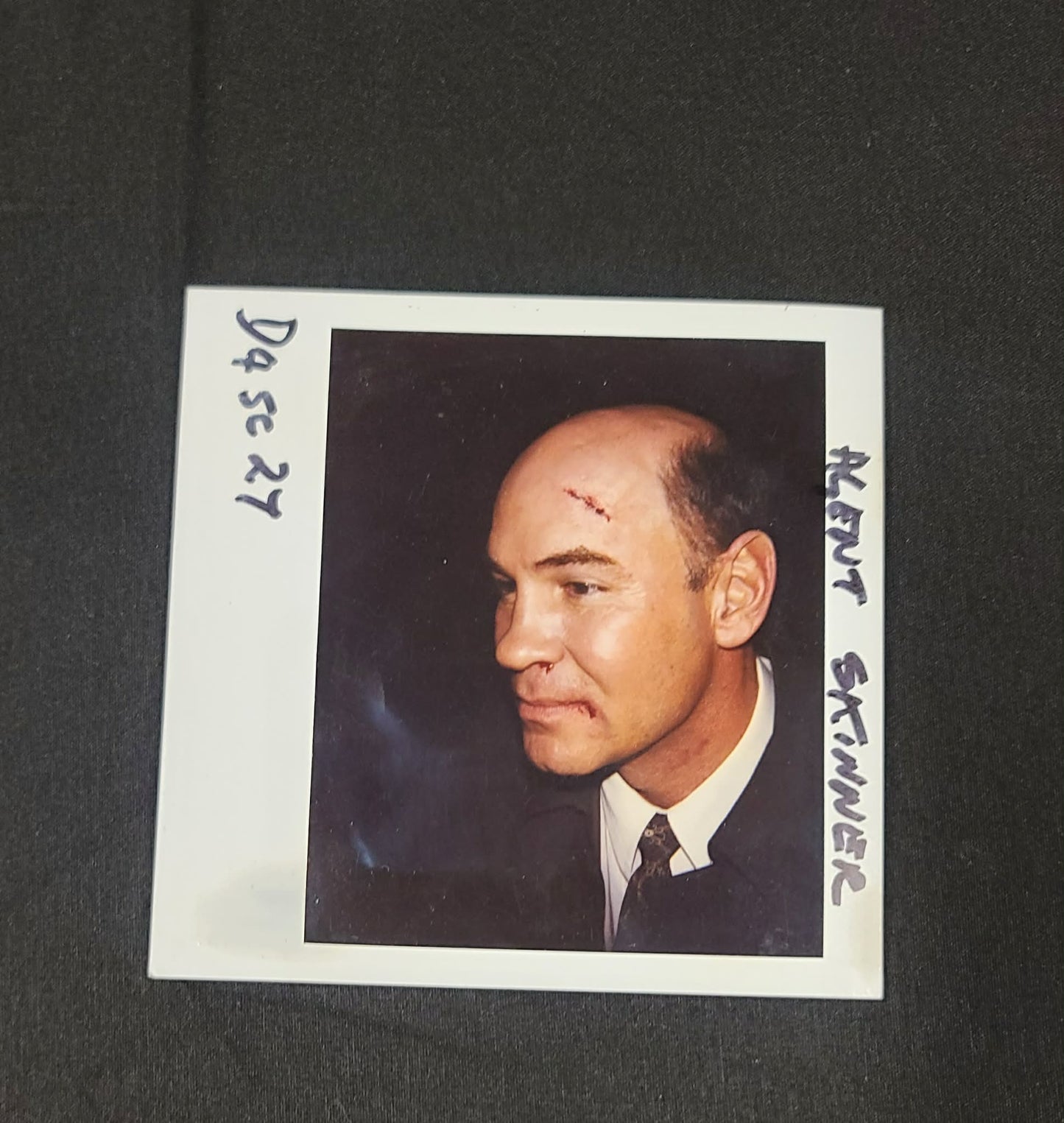 *X-Files- Production Used Continuity Polaroid - Skinner =Mitch Pileggi