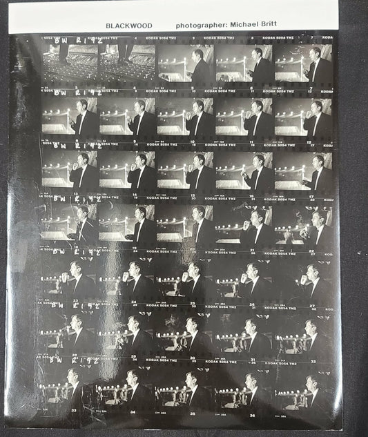 *X-Files- Original Production Used Contact Sheet - FIGHT THE FUTURE (BLACKWOOD) - CSM  Cigarette Smoking Man