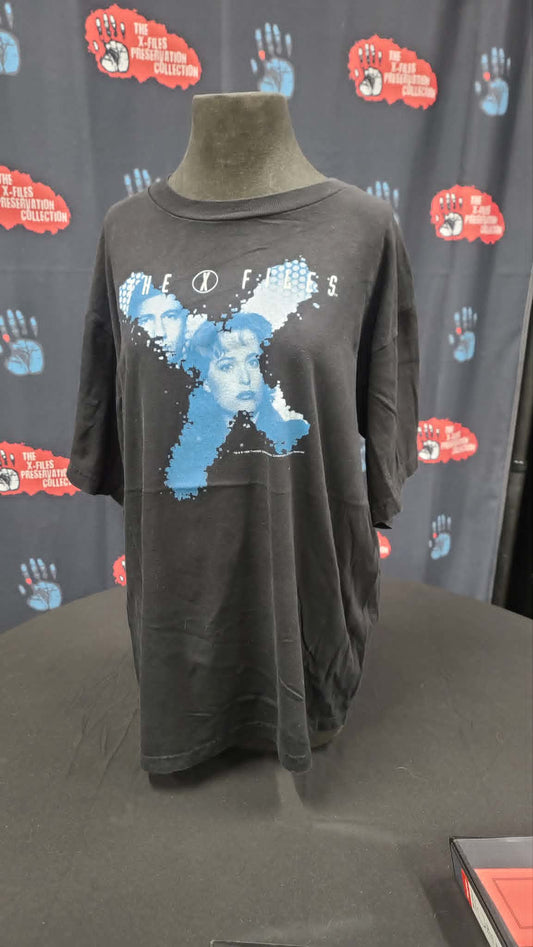 *X-Files - Blue X -Mulder and Scully Shirt