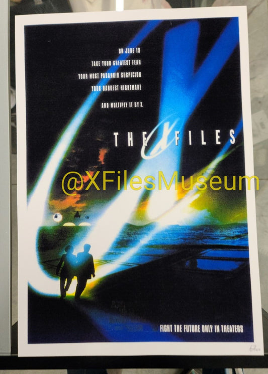 The X-Files FIGHT THE FUTURE Concept Art Print 13" x 19" Poster Print - 12