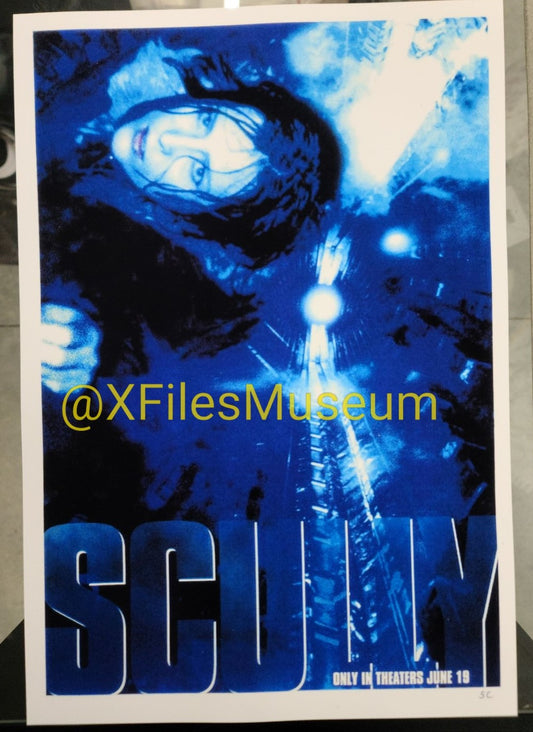 The X-Files FIGHT THE FUTURE Concept Art Print 13" x 19" Poster Print -13