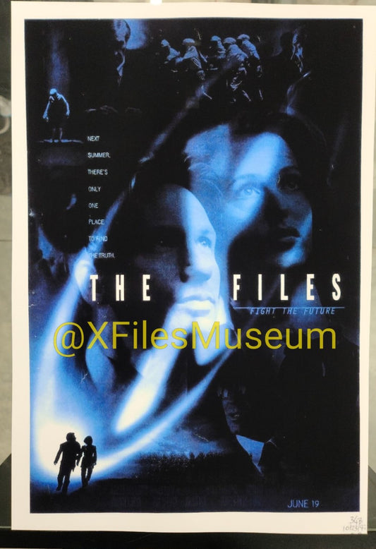 The X-Files FIGHT THE FUTURE Concept Art Print 13" x 19" Poster Print - 7