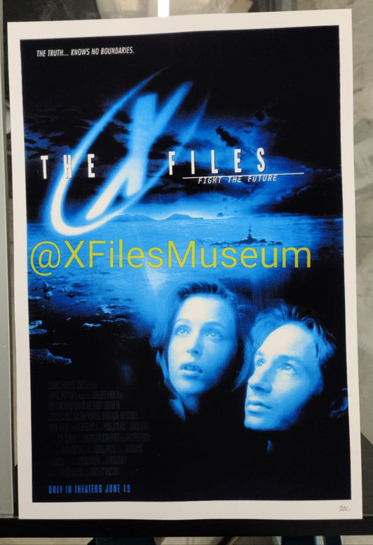 The X-Files FIGHT THE FUTURE Concept Art Print 13" x 19" Poster Print - 9