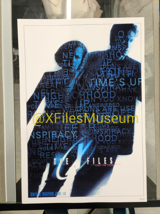 The X-Files FIGHT THE FUTURE Concept Art Print 13" x 19" Poster Print -14