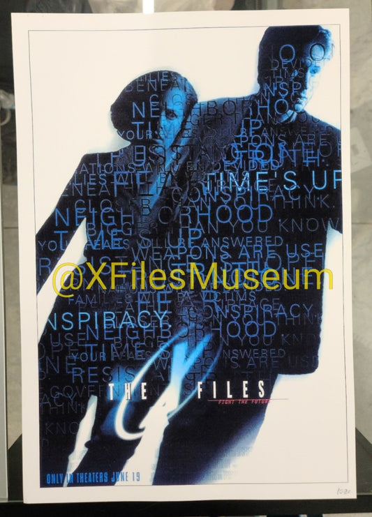 The X-Files FIGHT THE FUTURE Concept Art Print "Q"  8" x 10"