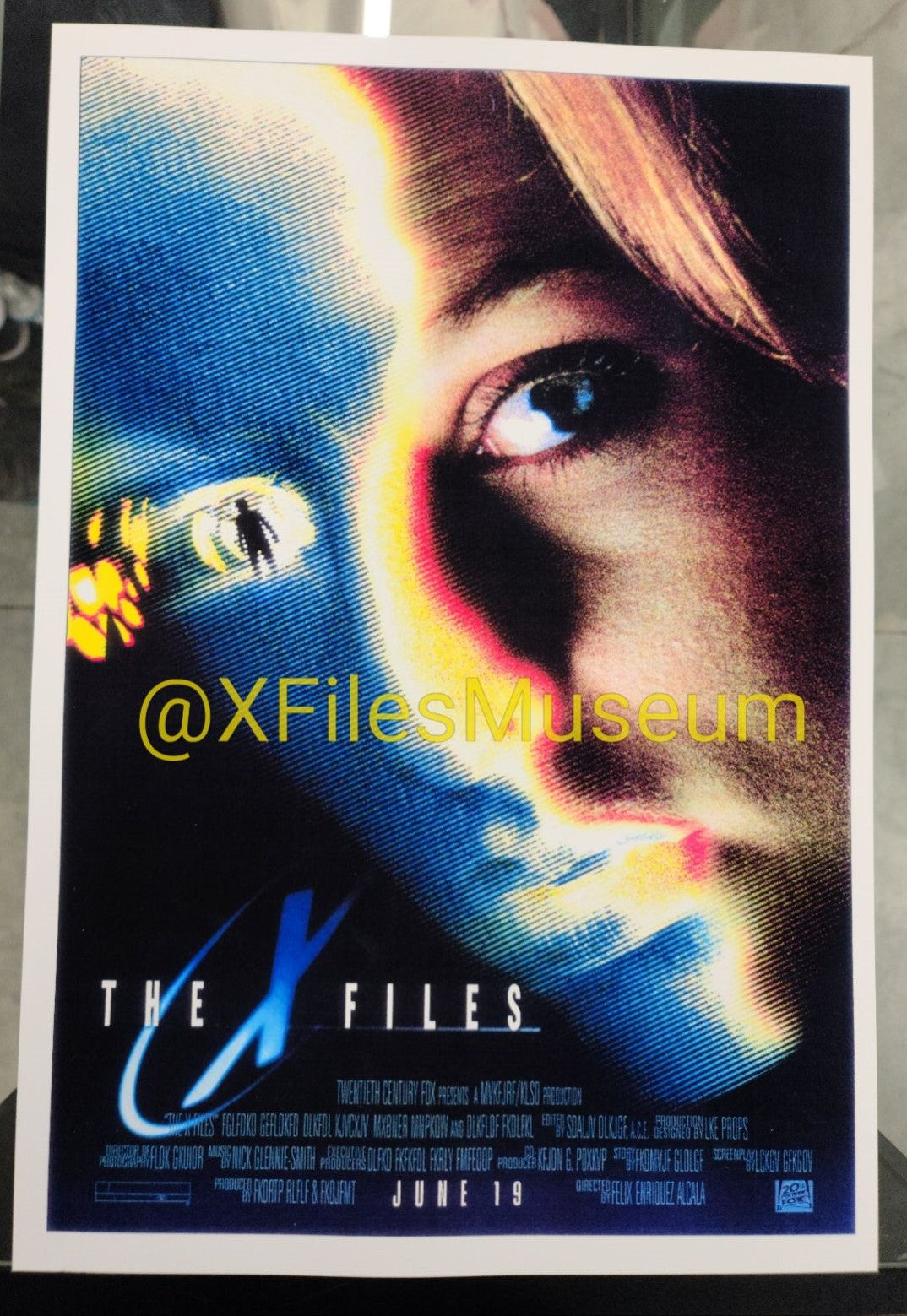 The X-Files FIGHT THE FUTURE Concept Art Print "J"  8" x 10"