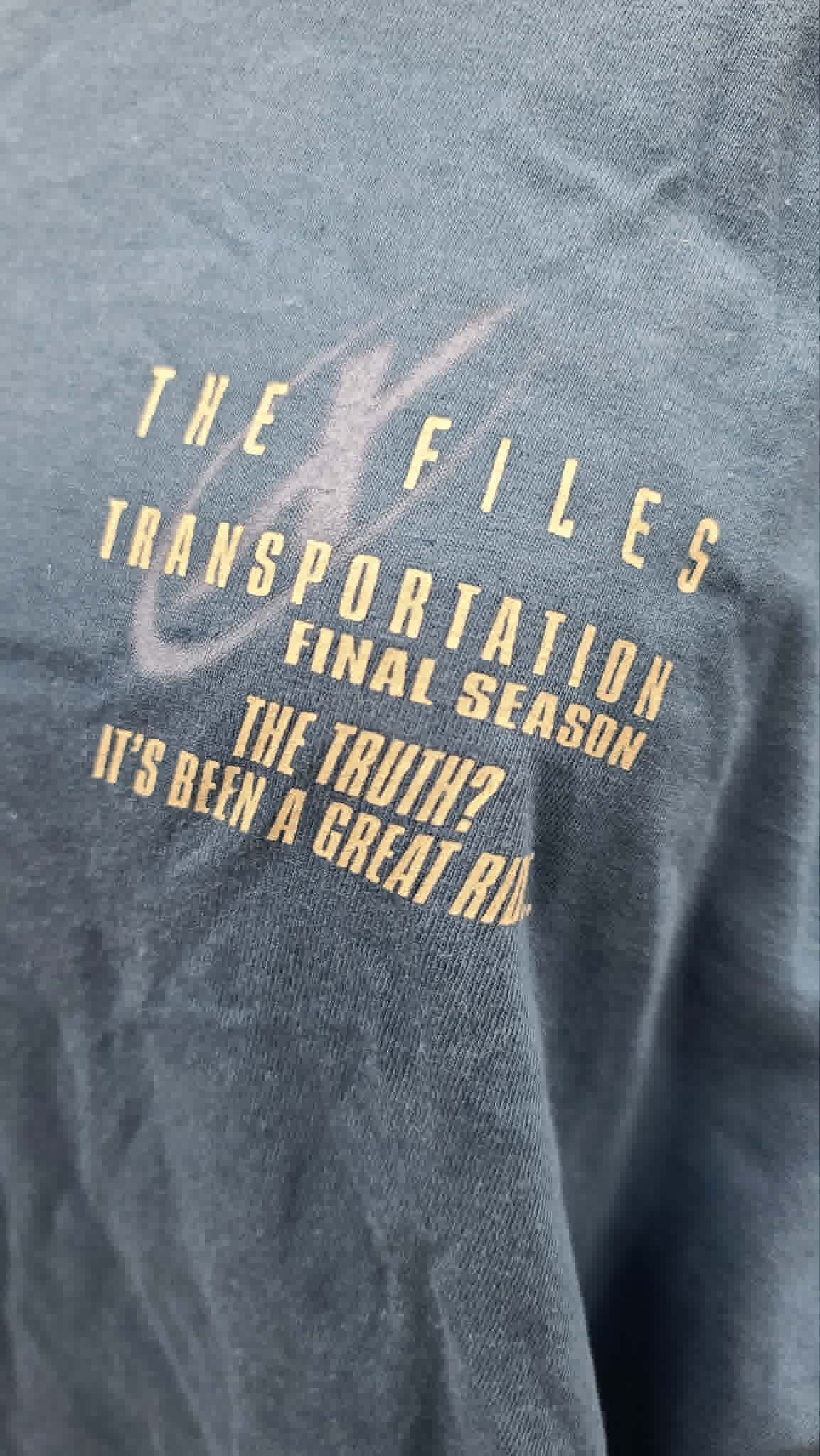 * X-Files-Final Season Transportation Dept. Crew Shirt