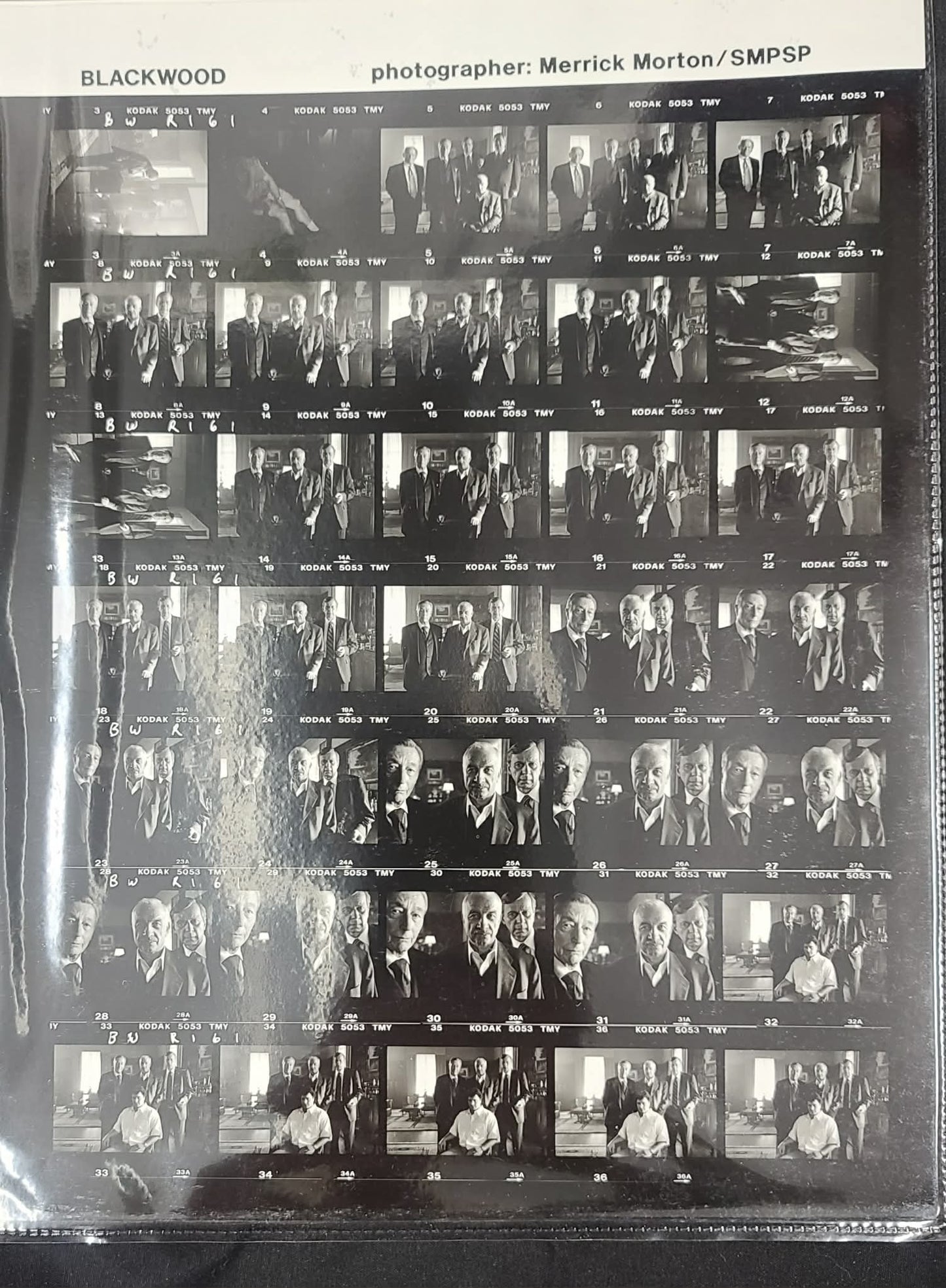 *X-Files- Original Production Used Contact Sheet - FIGHT THE FUTURE (BLACKWOOD) - Syndicate