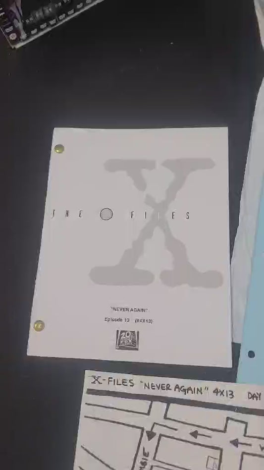 *X-Files - Original Production Used Script - Never Again