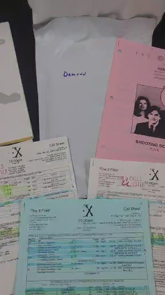 *X-Files - Original Production Used Script - Demons