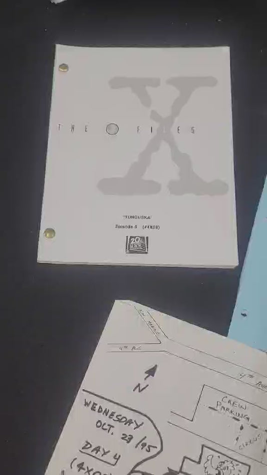 *X-Files - Original Production Used Script - Tunguska