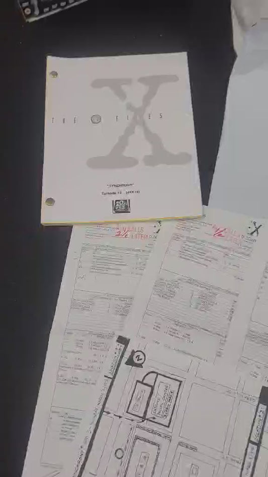 *X-Files - Original Production Used Script - Synchrony