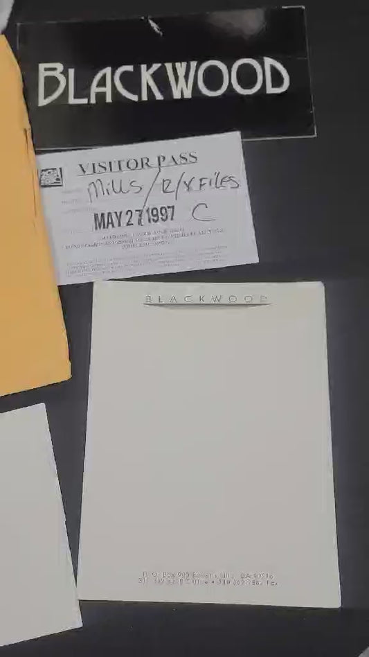 *X-Files - VERY RARE ** Blackwood / Fight The Future Original Production Call Sheets (approx. 80 ), and more