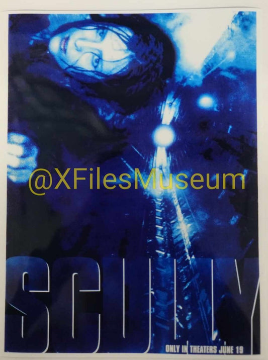 The X-Files FIGHT THE FUTURE Concept Art Print "F"  8" x 10"