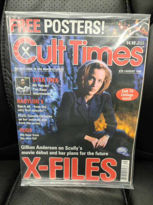 Cult Times Magazine - Gillian Anderson Cover  - X-Files