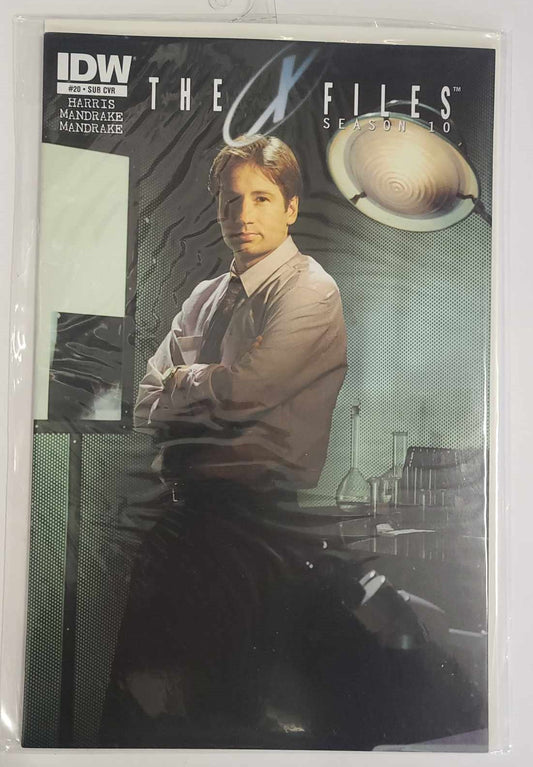 David Duchovny Cover- The X-Files : Season 10  - IDW #20