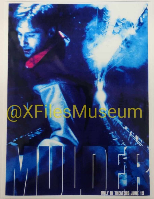 The X-Files FIGHT THE FUTURE Concept Art Print "I"  8" x 10"