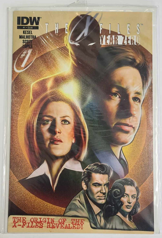 Mulder and Scully Cover- The X-Files: Year Zero -IDW #1